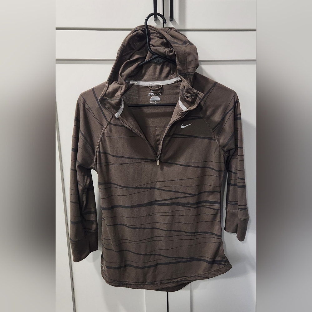 Nike DRI-FIT Quarter Zip Running Hoodie